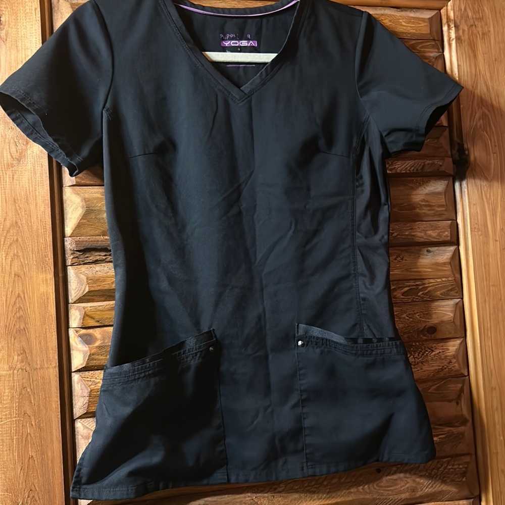 Purple Label Yoga scrub top